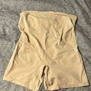 Belly Bandit Thighs Disguise Maternity Support Shorts, XL, Nude